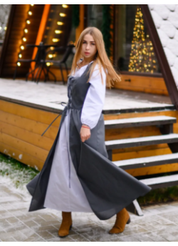 Корсет на платье для фотосессий тематический